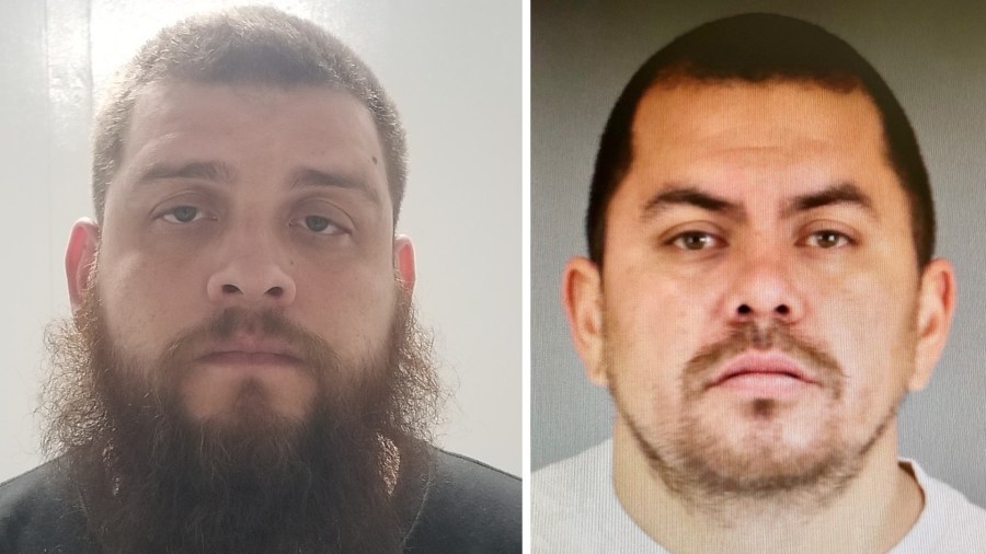 Ernesto Gonzales, left, and Angel Melesio Sanchez of Hemet, right, are seen in an undated photos released by Hemet police on Jan. 5, 2020.