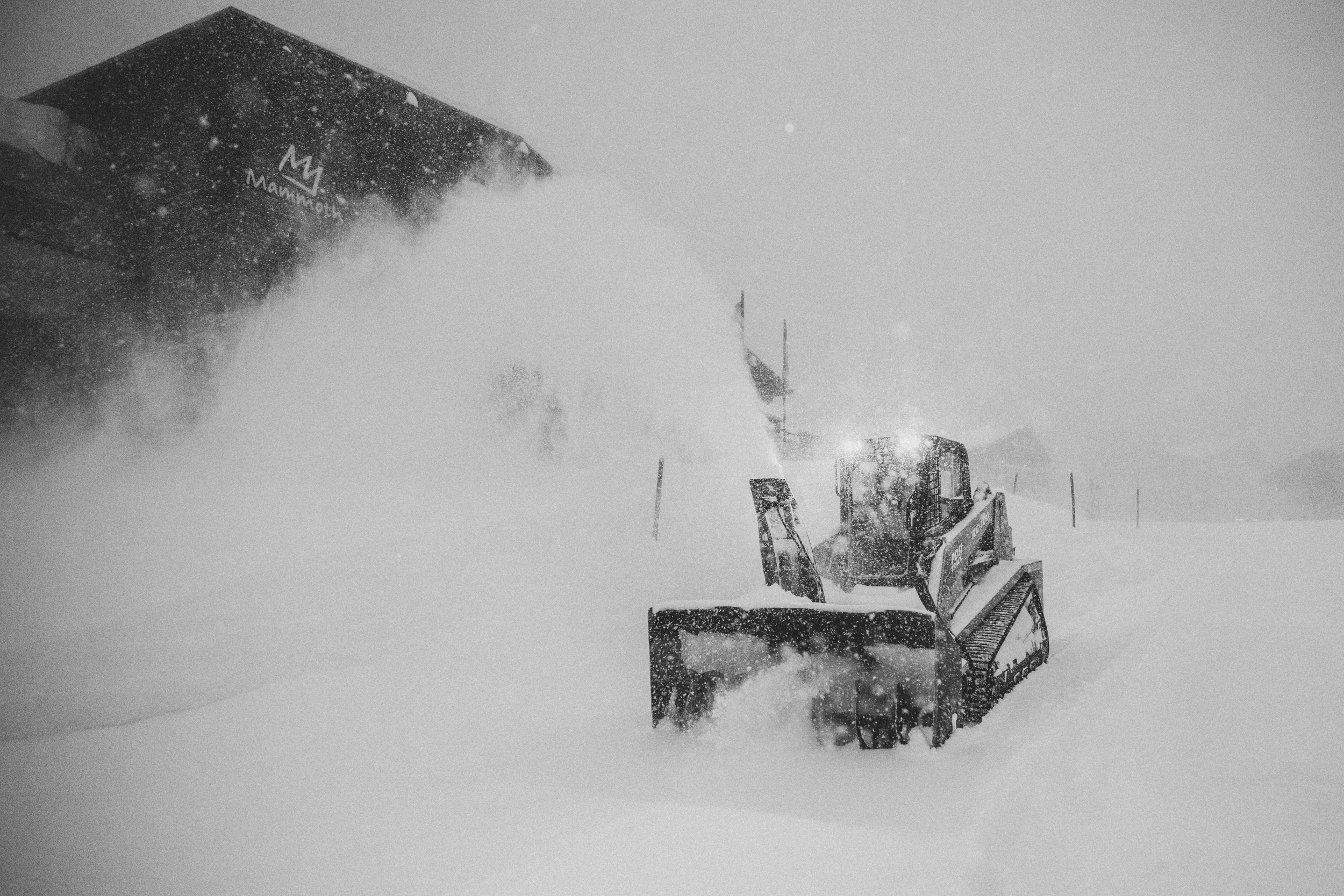 A storm dropped several feet of snow on Mammoth Mountain on Jan. 27, 2021. (Peter Morning / MMSA)