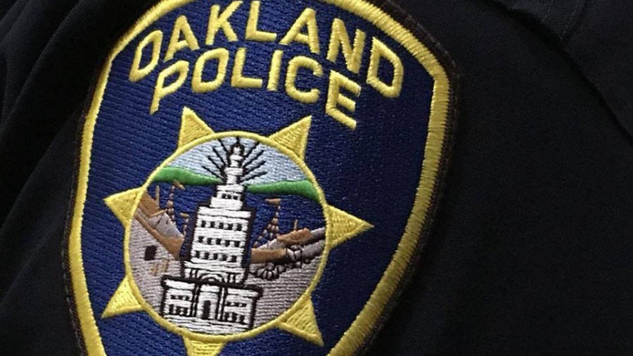 This file photo shows an Oakland police uniform patch. (Oakland Police Department/Facebook)