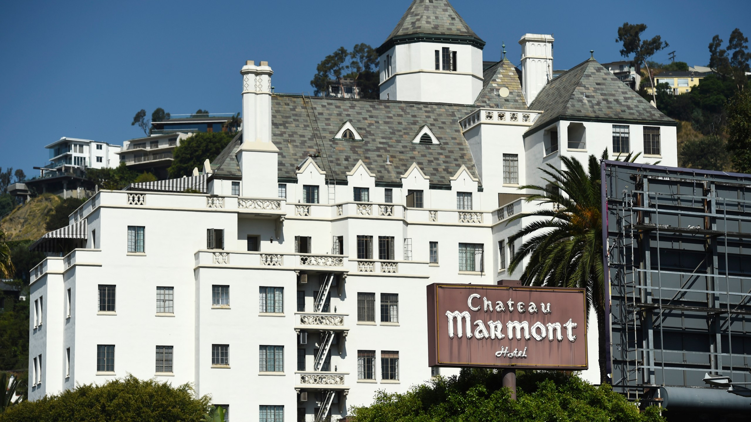 The Chateau Marmont Hotel is pictured on July 29, 2020 (Chris Pizzello/Associated Press)