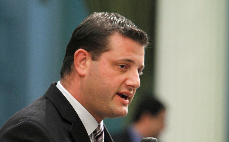 Then-California Assemblyman, now-Rep. David Valadao, R-Calif., speaks in Sacramento on July 5, 2012. (Rich Pedroncelli / Associated Press)