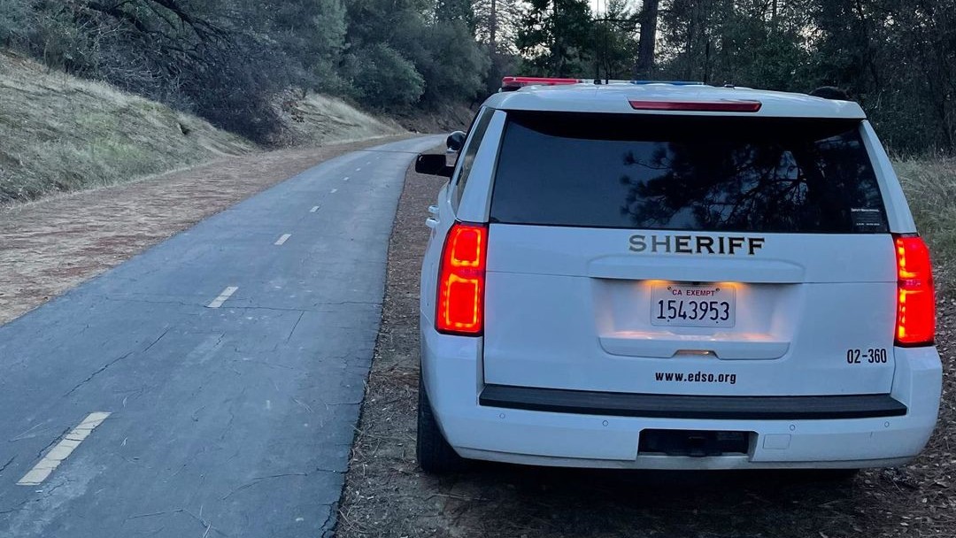 Am El Dorado County Sheriff's vehicle is seen in a photo on Jan. 12, 2021.