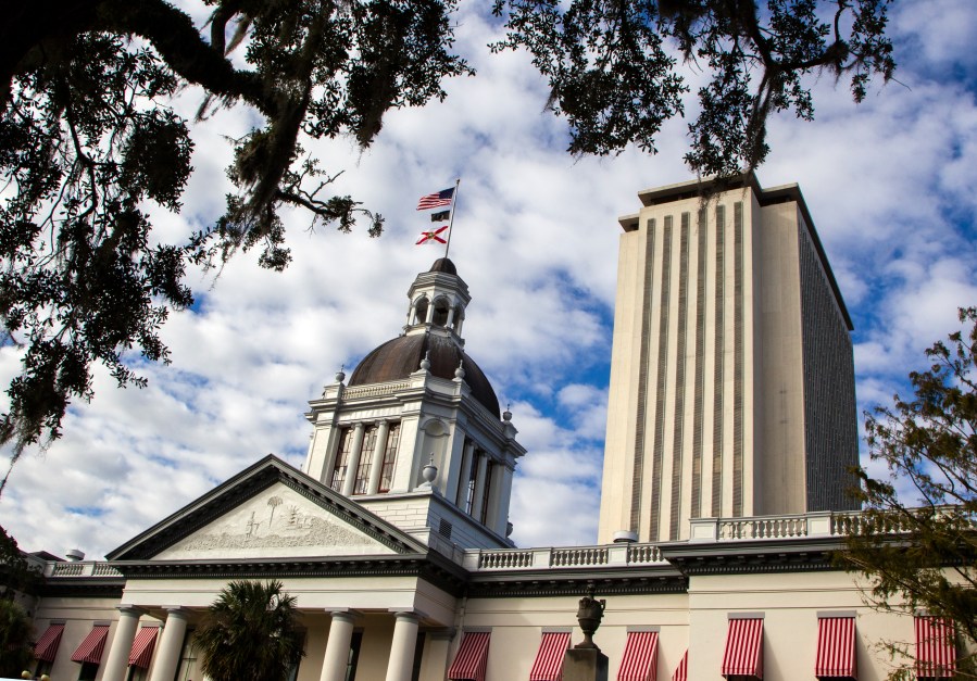 A view of the historic Old Florida State Capitol building, which sits in front of the current New Capitol, on November 10, 2018 in Tallahassee, Florida. (Mark Wallheiser/Getty Images)