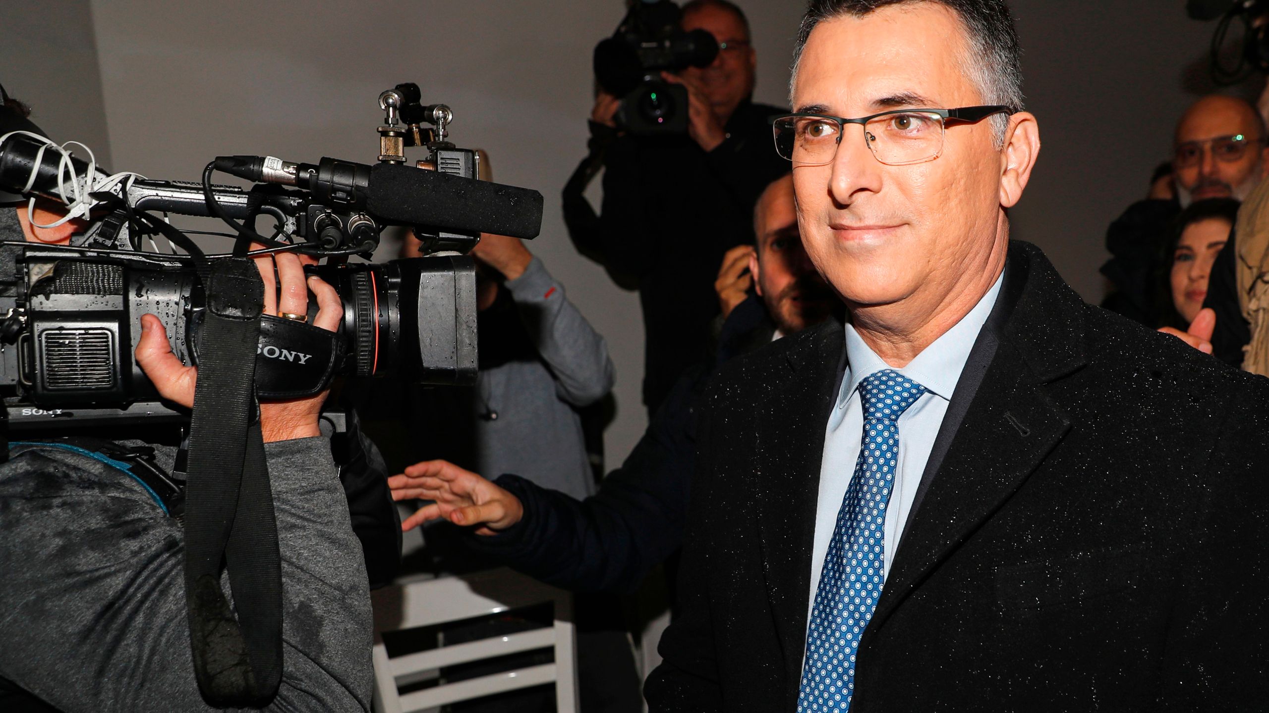 Gideon Saar, Israeli Member of Knesset for Likud, arrives to cast his ballot during a primary election vote to elect the party chairman, in the coastal city of Tel Aviv, on December 26, 2019.(Jack Guez/AFP via Getty Images)