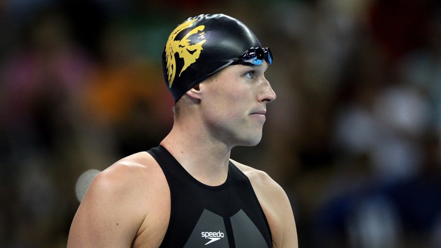 Klete Keller prepares to compete in the semifinal of the 200 meter freestyle during the U.S. Swimming Olympic Trials on June 30, 2008 at the Qwest Center in Omaha, Nebraska. (Donald Miralle/Getty Images)