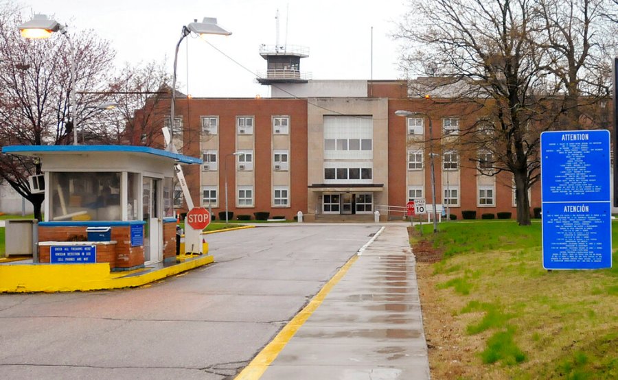 In this April 23, 2013, file photo, the Indiana State Prison stands in Michigan City, Indiana. (Don Knight/The Herald-Bulletin via AP, File)