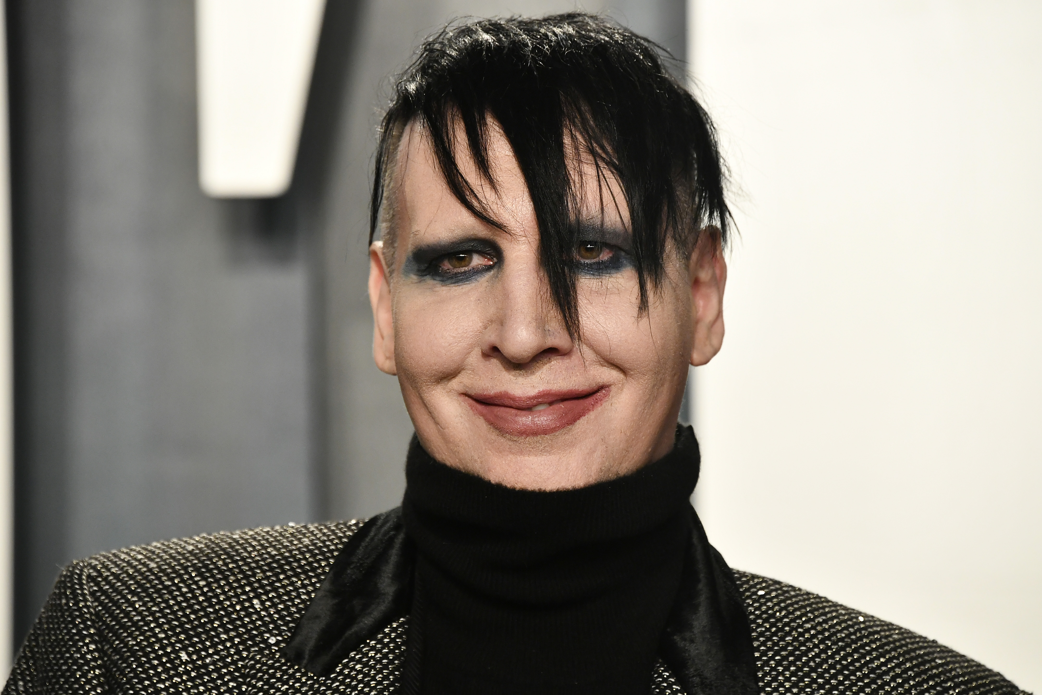 Marilyn Manson attends the 2020 Vanity Fair Oscar Party on Feb. 9, 2020, in Beverly Hills, California. (Frazer Harrison/Getty Images)