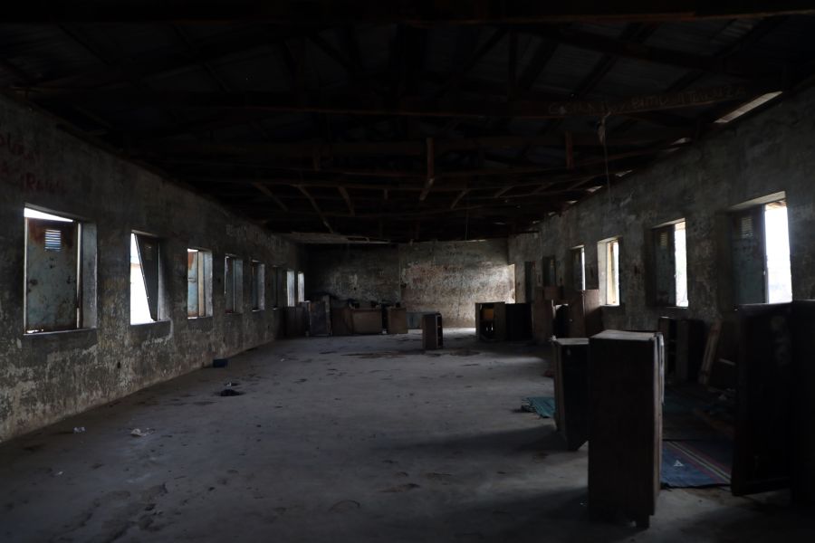 An empty dormitory inside Government Science College where gunmen kidnapped dozens of students and staffs, in Kagara, Rafi Local Government Niger State, Nigeria on Feb. 18, 2021. (Kola Sulaimon / AFP via Getty Images)