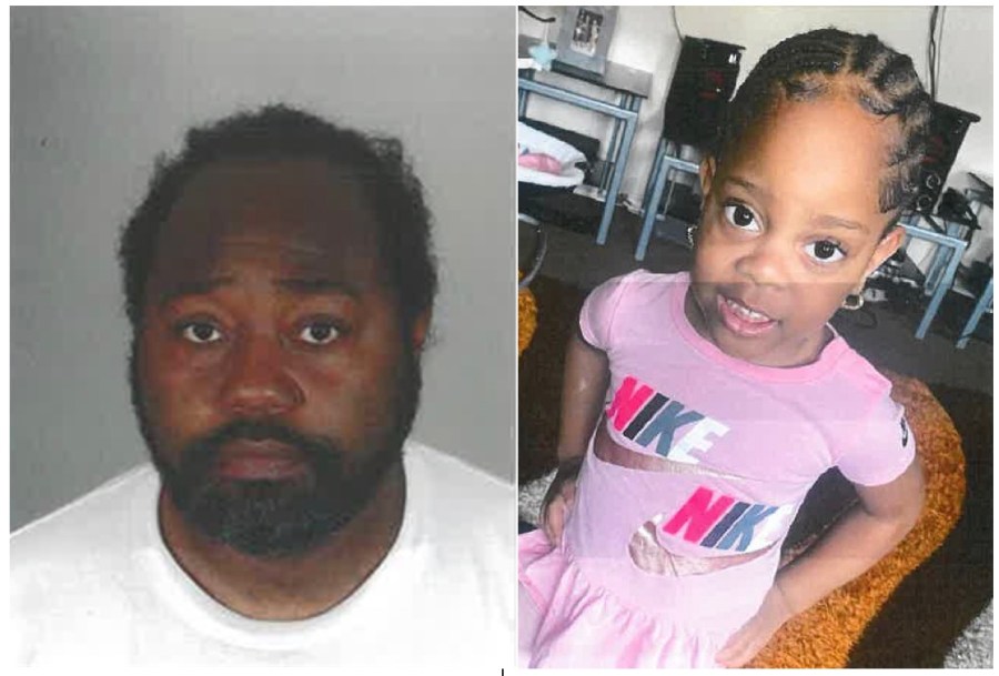 The Los Angeles Police Department’s Southeast Division and the Department of Children and Family Services is asking for the public’s help finding 3-year-old Nevaeh Wisner (left) and her biological father Freddie Lee Wisner Jr. (LAPD)