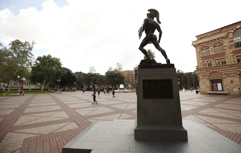 An undated photo of USC. (Al Seib / Los Angeles Times)