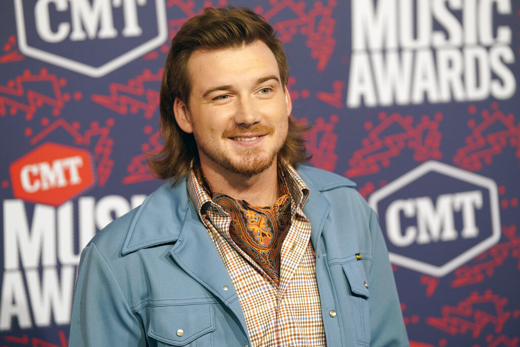 Morgan Wallen arrives at the CMT Music Awards in Nashville, Tenn. on June 5, 2019. Wallen has apologized after a video surfaced showed him shouting a racial slur. (AP Photo/Sanford Myers, File)