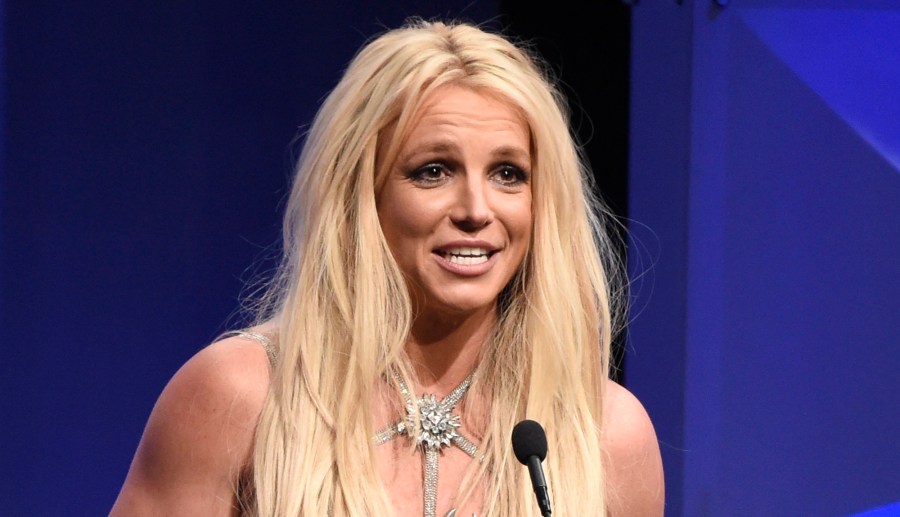 In this Thursday, April 12, 2018, file photo, Britney Spears accepts the Vanguard award at the 29th annual GLAAD Media Awards at the Beverly Hilton Hotel in Beverly Hills. (Chris Pizzello/Invision/AP, File)