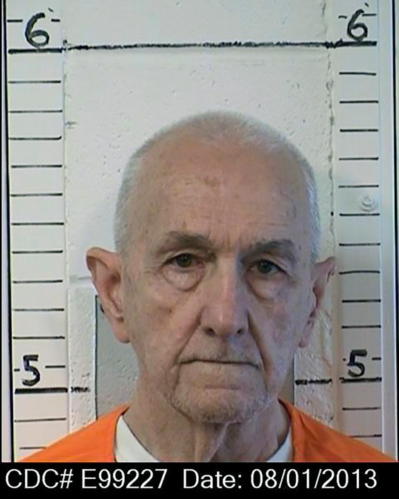 This Aug. 1, 2013, photo provided by the California Department of Correction and Rehabilitation shows inmate Roger Reece Kibbe, 81.