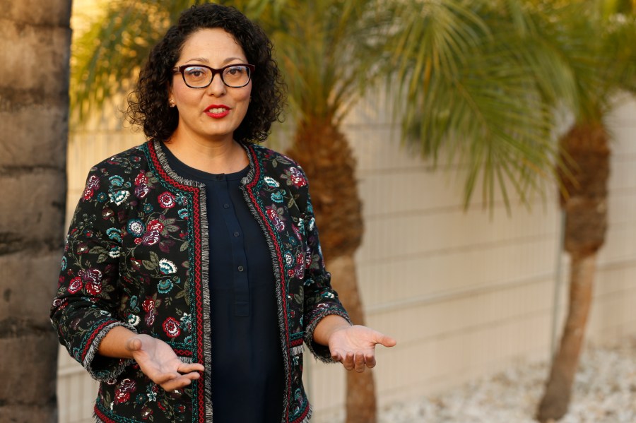 Assemblywoman Cristina Garcia, D-Bell Gardens, poses for a picture in Downey on April 27, 2018. (Damian Dovarganes / Associated Press)