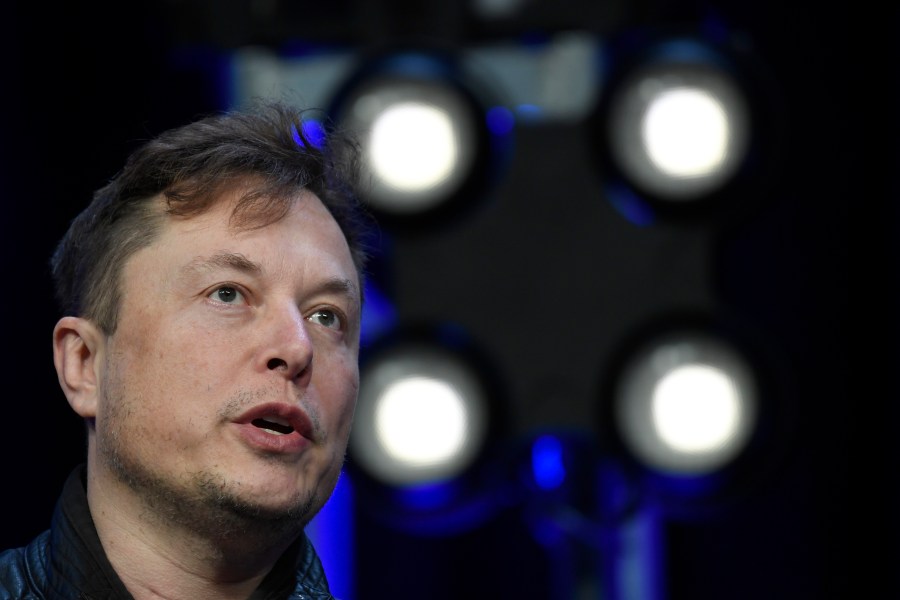 In this March 9, 2020, file photo, Tesla and SpaceX Chief Executive Officer Elon Musk speaks at the SATELLITE Conference and Exhibition in Washington. (AP Photo/Susan Walsh, File)