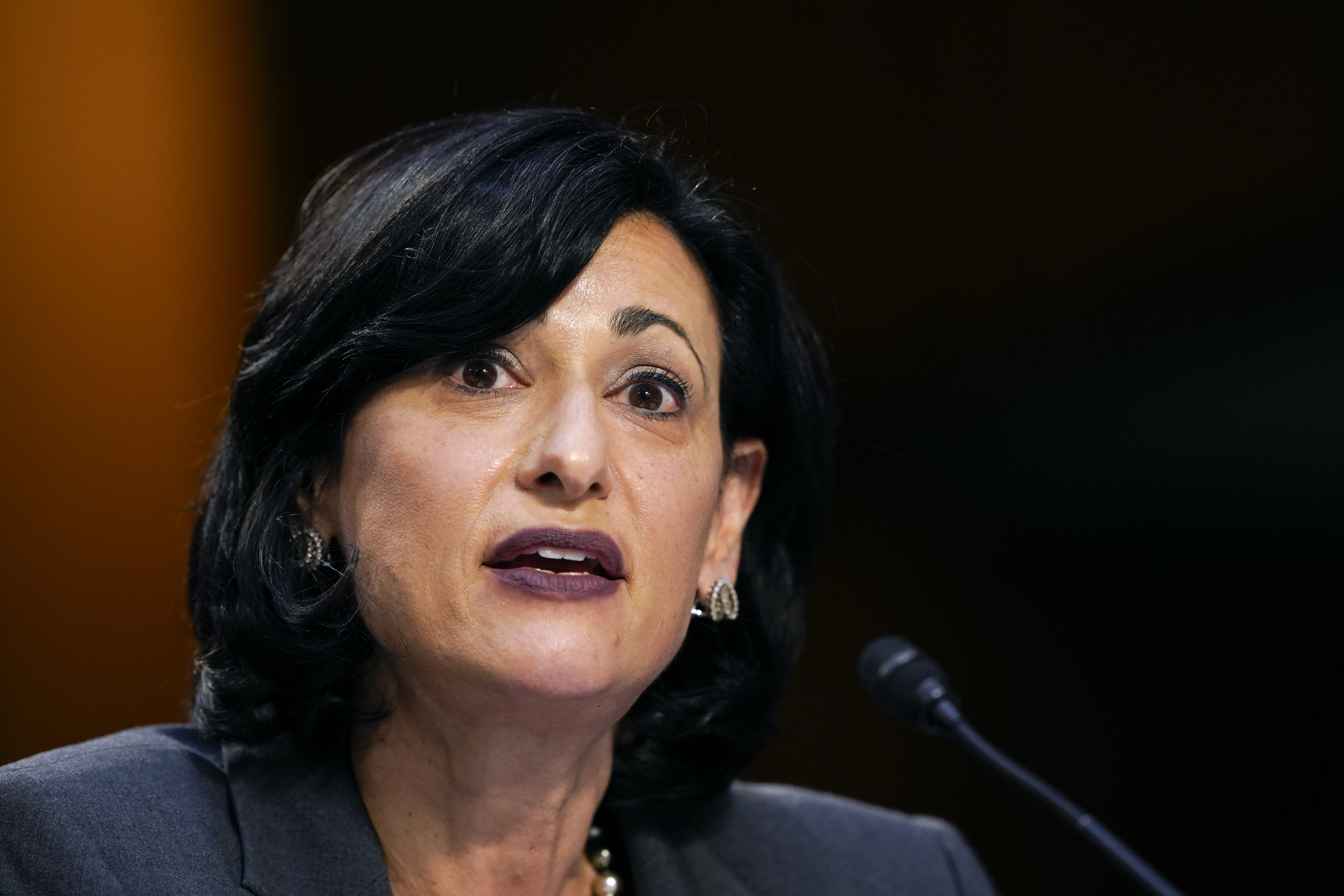 Dr. Rochelle Walensky, director of the Centers for Disease Control and Prevention testifies during a Senate Health, Education, Labor and Pensions Committee hearing on the federal coronavirus response on Capitol Hill on March 18, 2021 in Washington, D.C. (Susan Walsh-Pool/Getty Images)