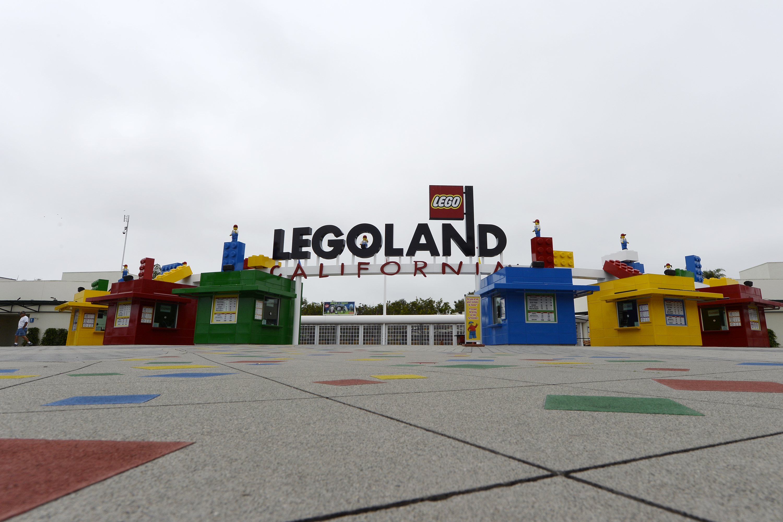 Entrance to Legoland California theme park next to North America's first ever Legoland Hotel at Legoland on Sept. 17, 2013 in Carlsbad. (Kevork Djansezian/Getty Images)