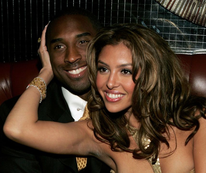 Basketball player Kobe Bryant and wife Vanessa at the official after party for the 2004 World Music Awards, September 15, 2005 at Body English in the Hard Rock Hotel in Las Vegas, Nevada. (Photo by Frank Micelotta/Getty Images)