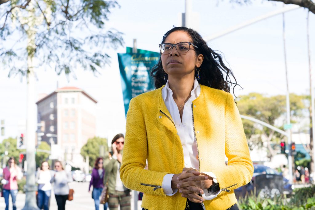 Assemblywoman Sydney Kamlager is seen in an undated photo from her state Senate campaign website.