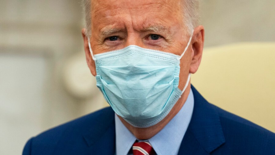 In this Feb. 11, 2021, file photo President Joe Biden speaks during a meeting with lawmakers on investments in infrastructure, in the Oval Office of the White House in Washington. (AP Photo/Evan Vucci, File)