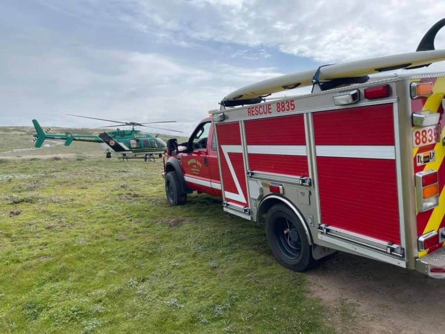 This undated file photo shows Bodega Bay Fire Protection District rescue vehicles.(BBFPD/Facebook)