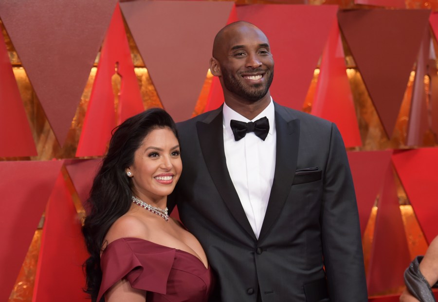 In this March 4, 2018, file photo, Vanessa Bryant, left, and Kobe Bryant arrive at the Oscars in Los Angeles. (Richard Shotwell/Invision/AP, File)