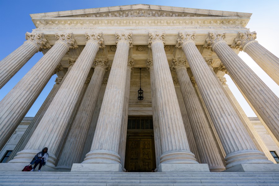 In this Oct. 7, 2020, file photo the Supreme Court in Washington.  (AP Photo/J. Scott Applewhite, File)