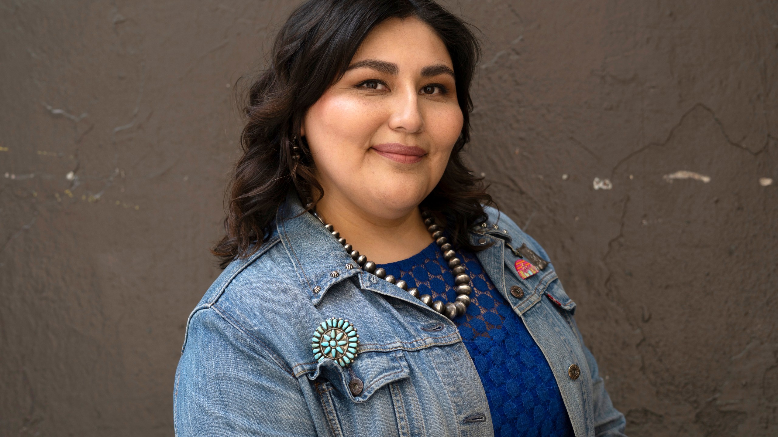 This image shows Sierra Teller Ornelas, writer and producer of “Rutherford Falls,” a new series on the Peacock streaming service. (Reginald Cunningham via AP)