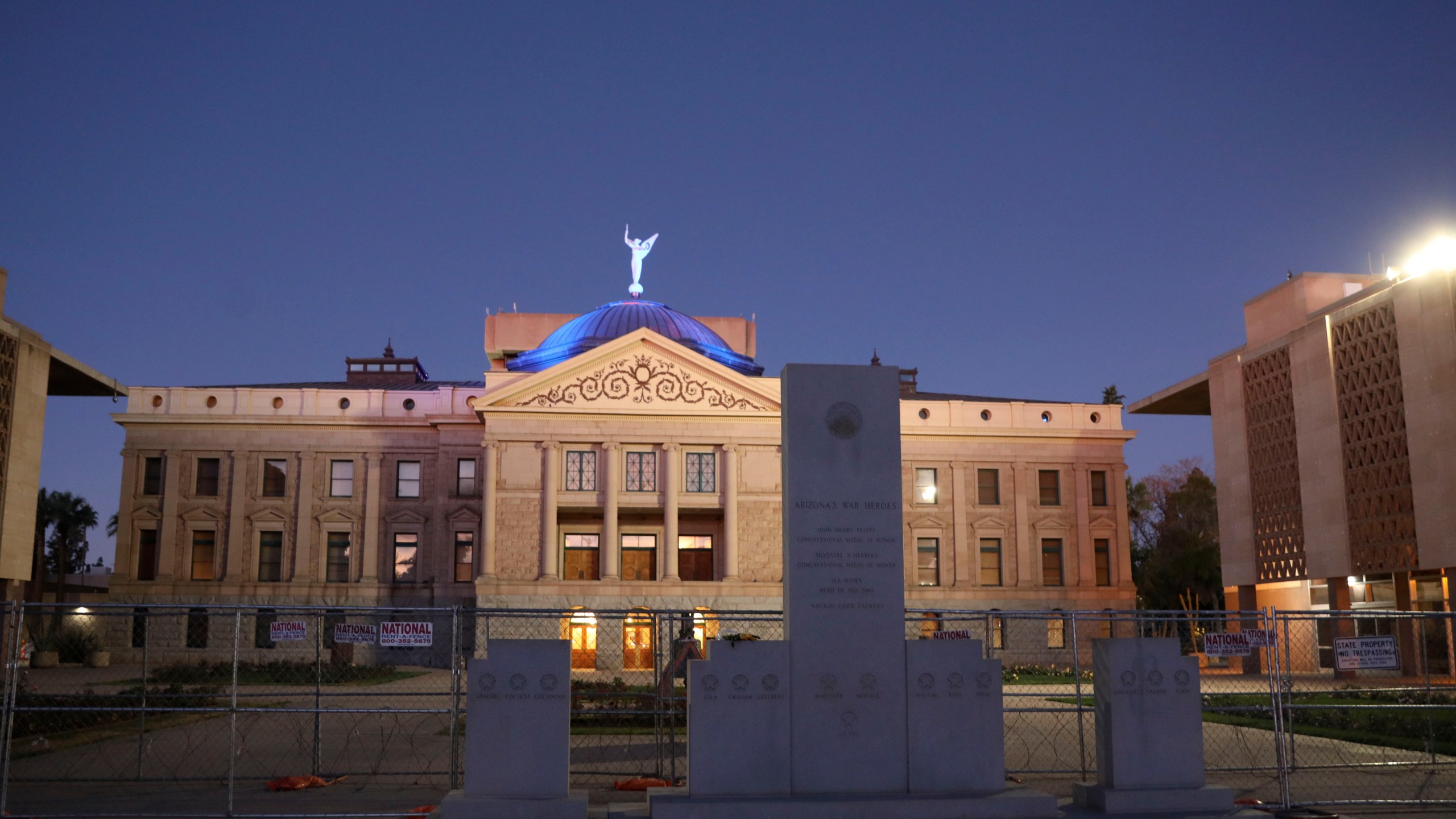 View of the Arizona State Capitol building on January 17, 2021 in Phoenix, Arizona. (Sandy Huffaker/Getty Images)