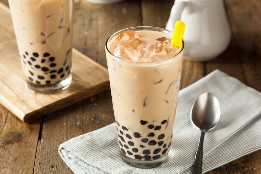 Homemade milk bubble tea with boba is seen in a file image. (iStock/Getty Images Plus)