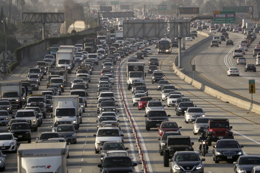 A rule change would restore California’s authority to set fuel efficiency and greenhouse gas emission standards for cars and SUVs, (Irfan Khan / Los Angeles Times)