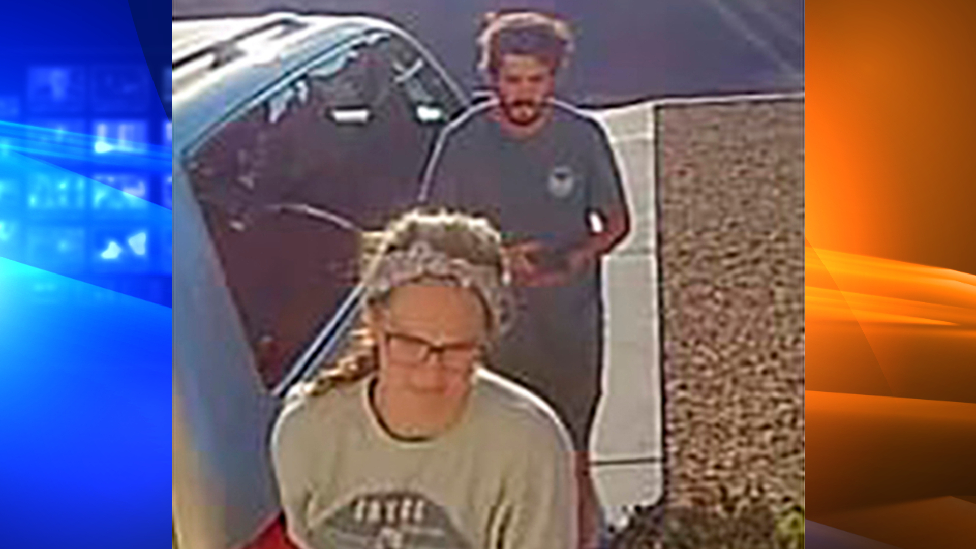 This undated image released by the Inyo County Sheriff's Office shows campers Alexander Lofgren, top, and Emily Henkel.