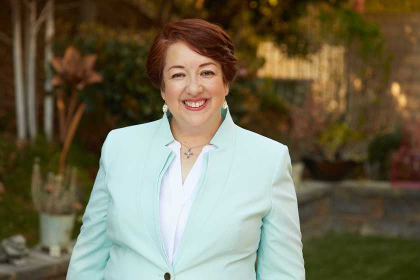 Simi Valley City Council Member Ruth Luevanos is running in the 25th Congressional District, the seat held by Rep. Mike Garcia. (Ty Chen / Luevanos campaign via Los Angeles Times)