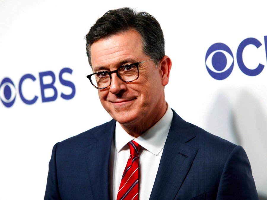 Stephen Colbert attends the CBS Network 2018 Upfront at The Plaza Hotel in New York on May 16, 2018. (Andy Kropa/Invision/AP, File)