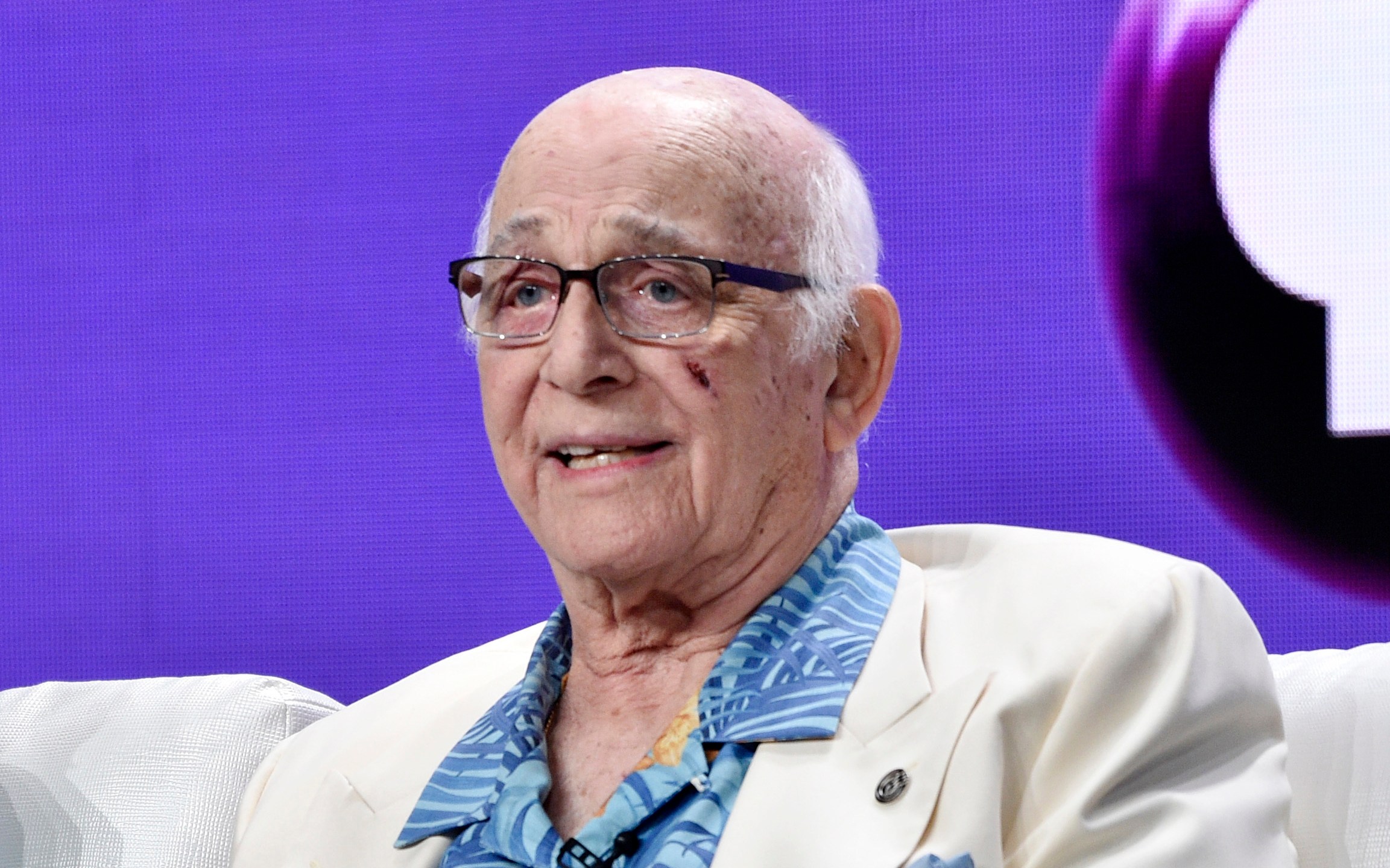 In this July 31, 2018 file photo shows actor Gavin MacLeod during a panel discussion on the PBS special "Betty White: First Lady of Television" during the 2018 Television Critics Association Summer Press Tour at the Beverly Hilton in Beverly Hills, Calif. (Chris Pizzello/Invision/AP, File)