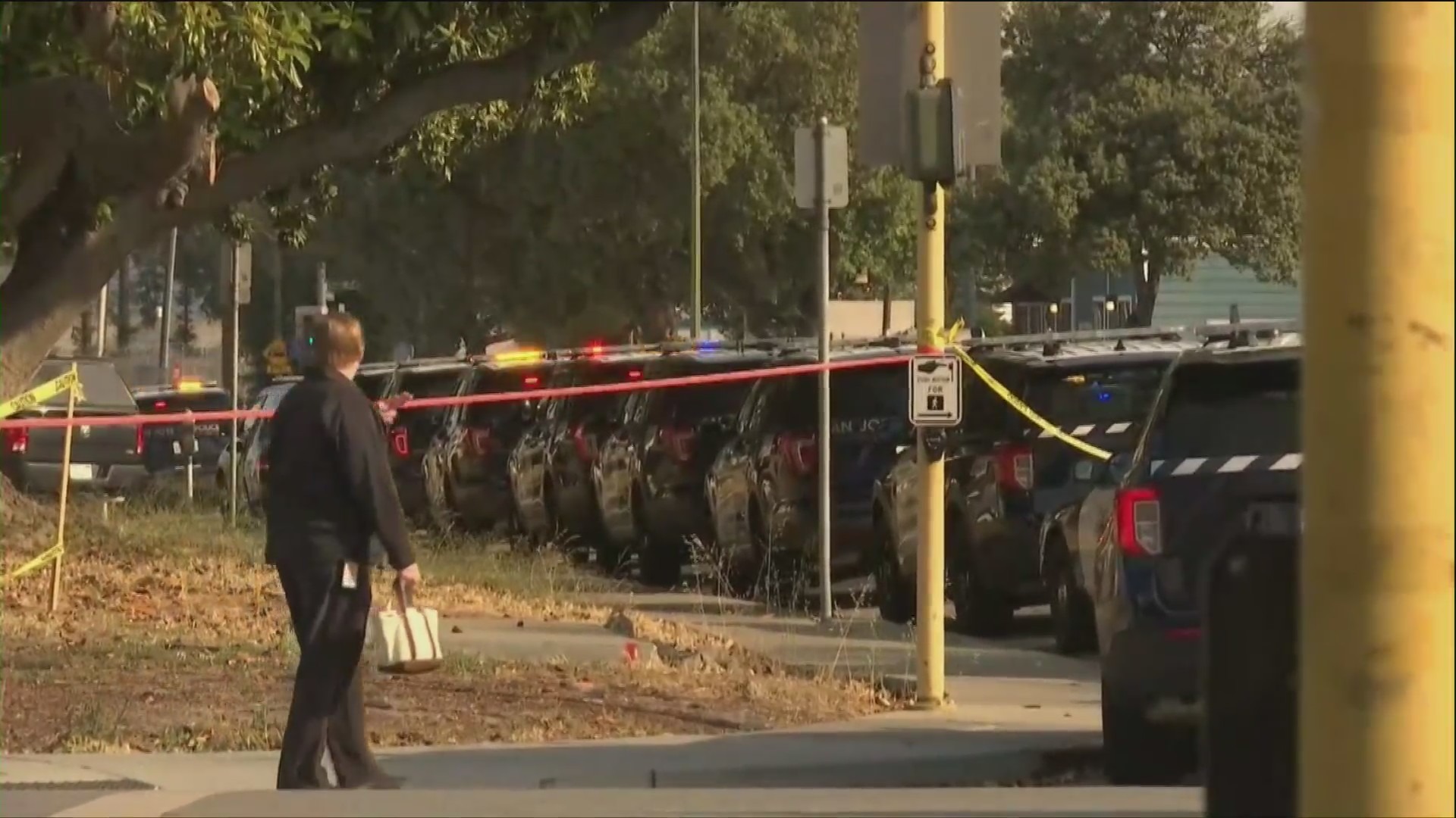 Bay Area police investigated a shooting in San Jose on May 26, 2021. (KRON)