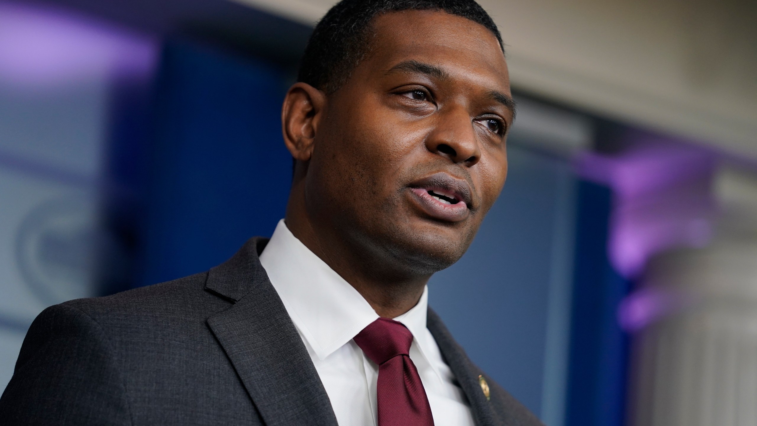 In this May 12, 2021, file photo, Environmental Protection Agency administrator Michael Regan speaks during a press briefing at the White House in Washington. (AP Photo/Evan Vucci, File)