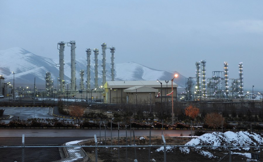 This Jan. 15, 2011 file photo shows Arak heavy water nuclear facilities, near the central city of Arak, 150 miles (250 kilometers) southwest of the capital Tehran, Iran. (AP Photo/ISNA, Hamid Foroutan, File)