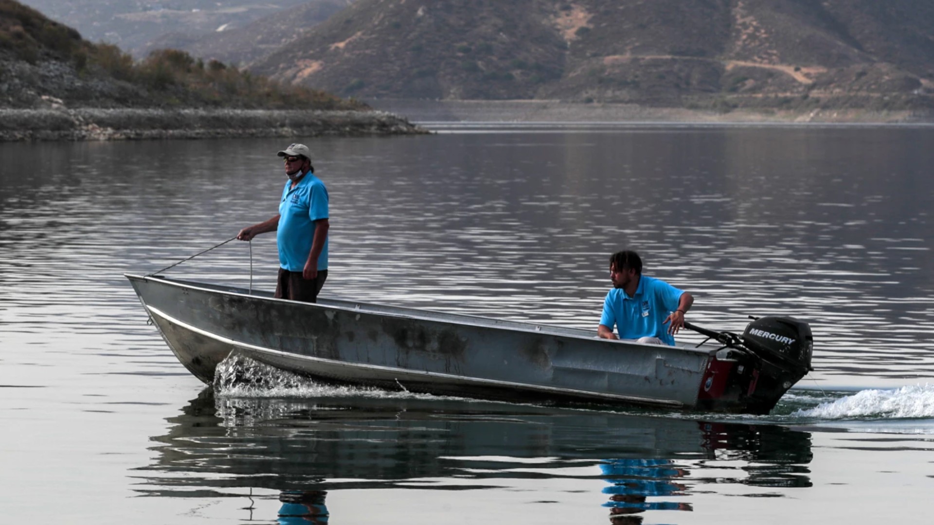 Diamond Valley Lake in Riverside County is the major drinking water storage facility for 18 million Southern Californians, as well as an insurance policy against dry times.(Robert Gauthier / Los Angeles Times)