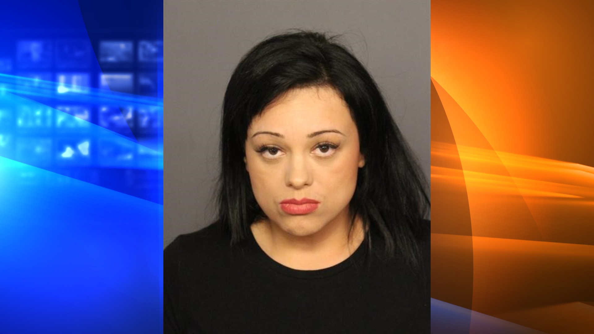 Samantha Moreno Rodriguez is seen in a booking photo released by Las Vegas police.