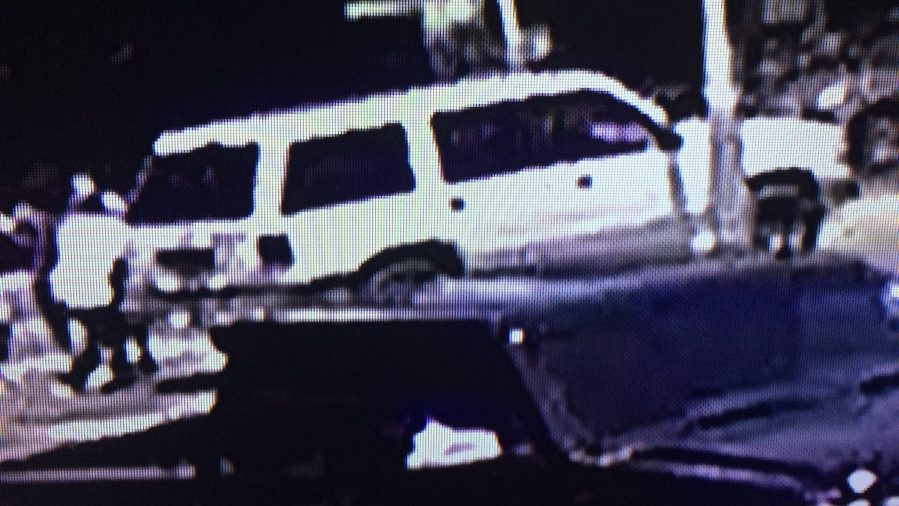 A vehicle possibly involved in a hit-and-run that left an infant injured in Long Beach on June 10, 2021, is seen in an image released by the Long Beach Police Department.