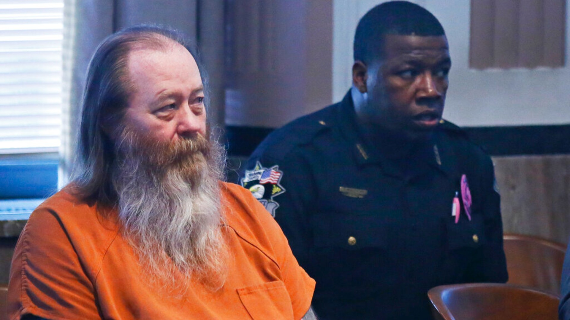 In this Oct. 18, 2017 file photo, William Lewis Reece, left, waits for a hearing to begin in Oklahoma City. (AP Photo/Sue Ogrocki, File)