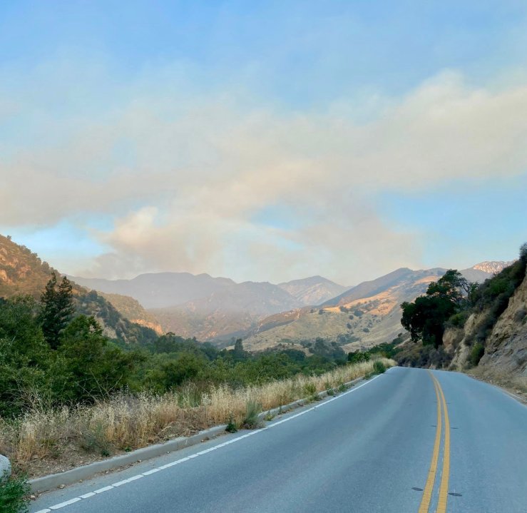 The Willow fire in Los Padres National Forest has grown to more than 2,800 acres, with an estimated containment date of July 11, according to the U.S. Forest Service.(Los Padres National Forest)