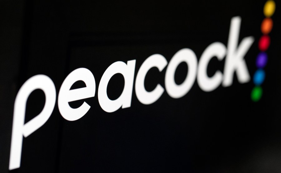 The logo for NBCUniversal's streaming service, Peacock, is displayed on a computer screen on Jan. 16, 2020, in New York. (AP Photo/Jenny Kane, File)