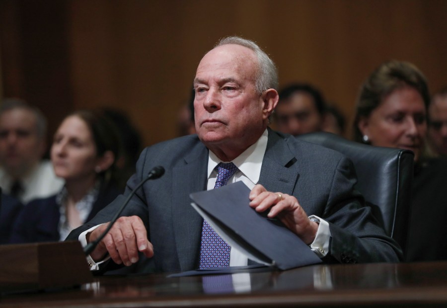 In this Tuesday, Oct. 2, 2018, file photo, the Senate Finance Committee holds a hearing on the nomination of Andrew Saul to be commissioner of the Social Security Administration, on Capitol Hill in Washington. (AP Photo/J. Scott Applewhite, File)