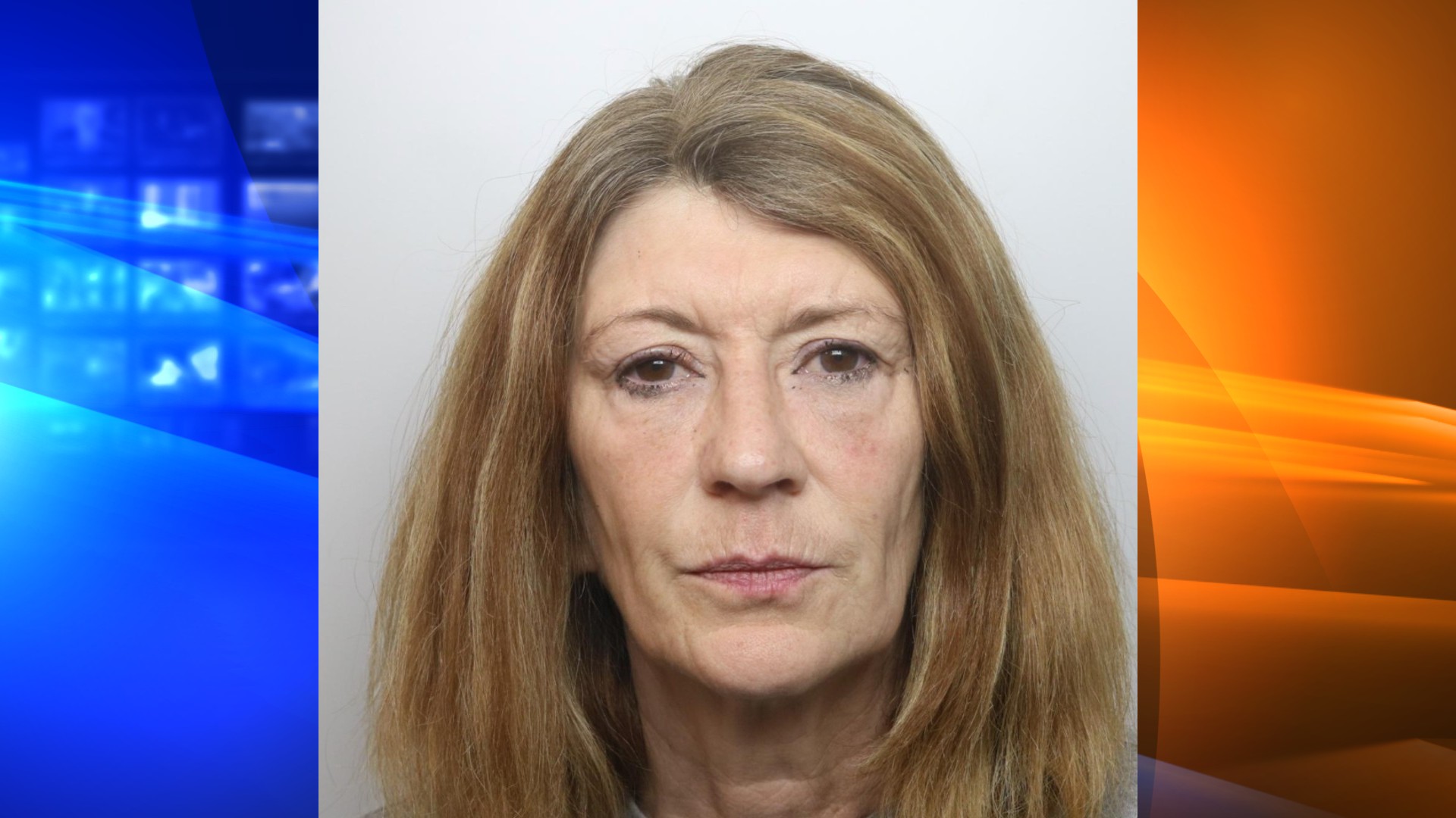 Corinna Smith is seen in a booking photo released by the Cheshire Constabulary.