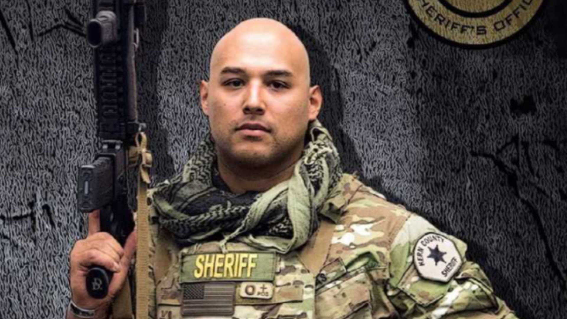 Deputy Phillip Campas is seen in a photo released by the Peace Officers Research Association of California.