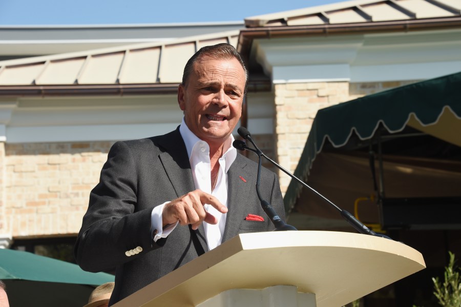 Developer Rick Caruso attends the Palisades Village grand opening private ribbon-cutting ceremony at Palisades Village on September 22, 2018 in Pacific Palisades. (Amanda Edwards/Getty Images)