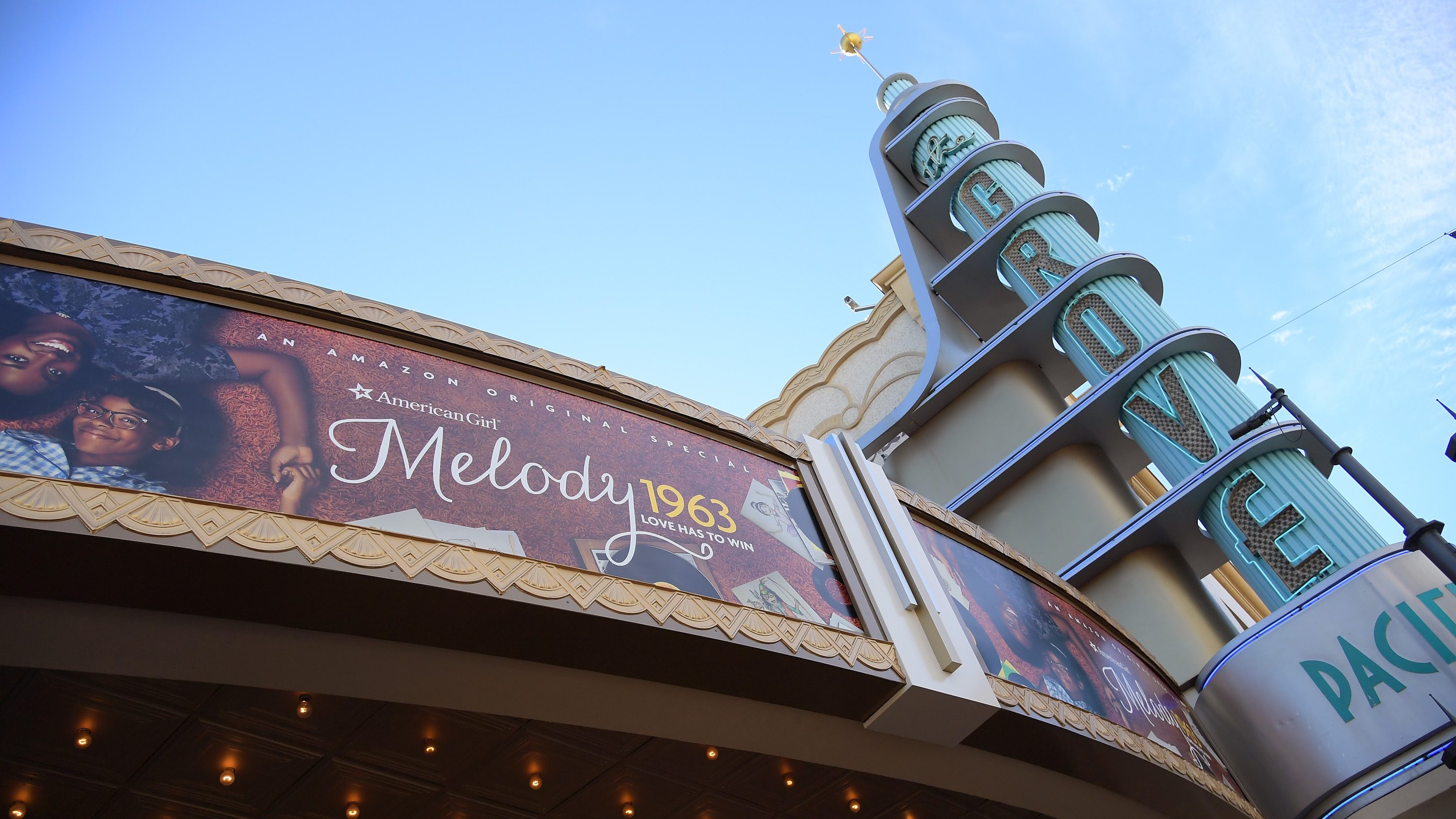 A general view of atmosphere is seen during the red carpet premiere screening of Amazon Studios’ "An American Girl Story - Melody 1963: Love Has To Win" on Oct. 10, 2016, at the Grove in Los Angeles. (Charley Gallay / Getty Images)