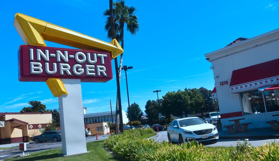 The videos began appearing on TikTok earlier this month., but In-N-Out says there's no truth to their claims. (Frederic J. Brown/AFP via Getty Images)